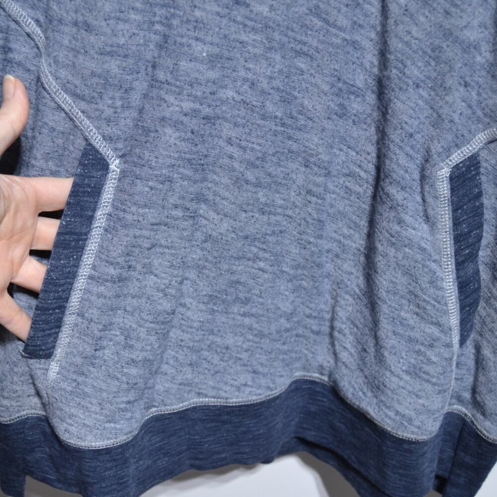BKE Men's NWT Lightweight Hooded Shirt Size Large Blue - Picture 3 of 8